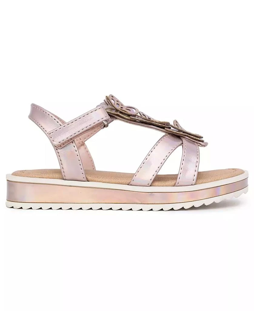 Sugar Toddler and Little Girls Leche Frita Flat Sandals 2