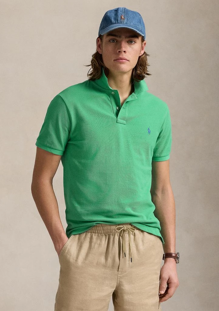 Ralph Lauren Custom Slim Fit Mesh Polo Shirt