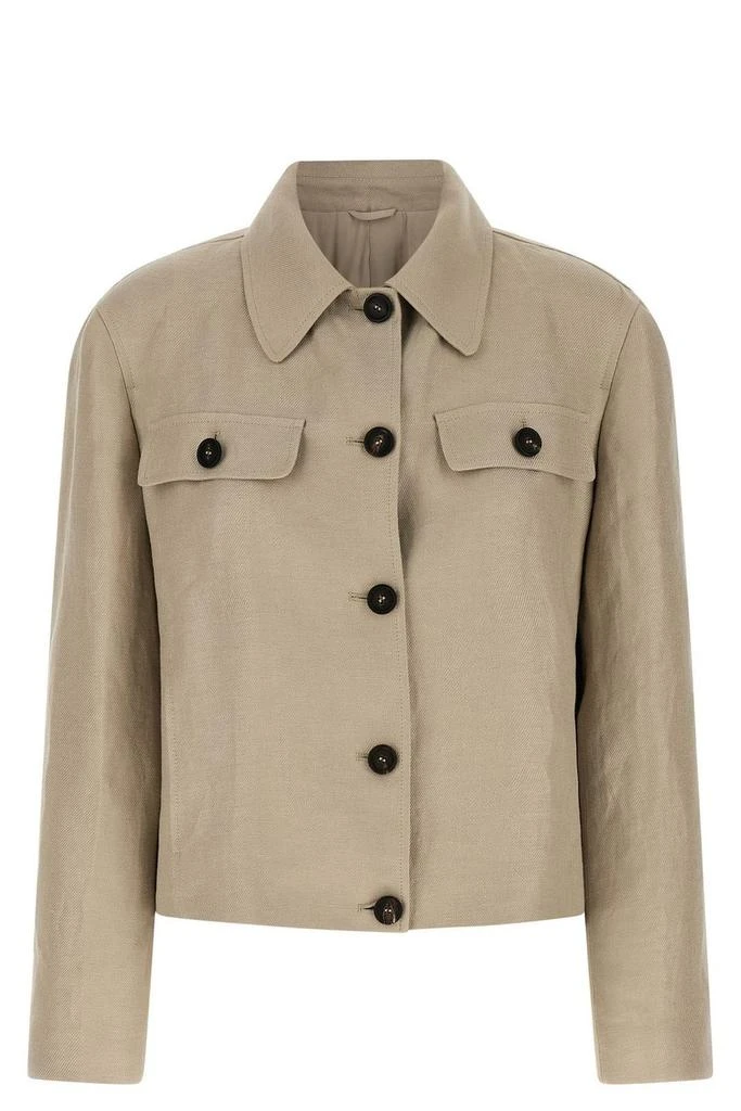 Brunello Cucinelli Brunello Cucinelli Buttoned Shirt Blazer from Cettire