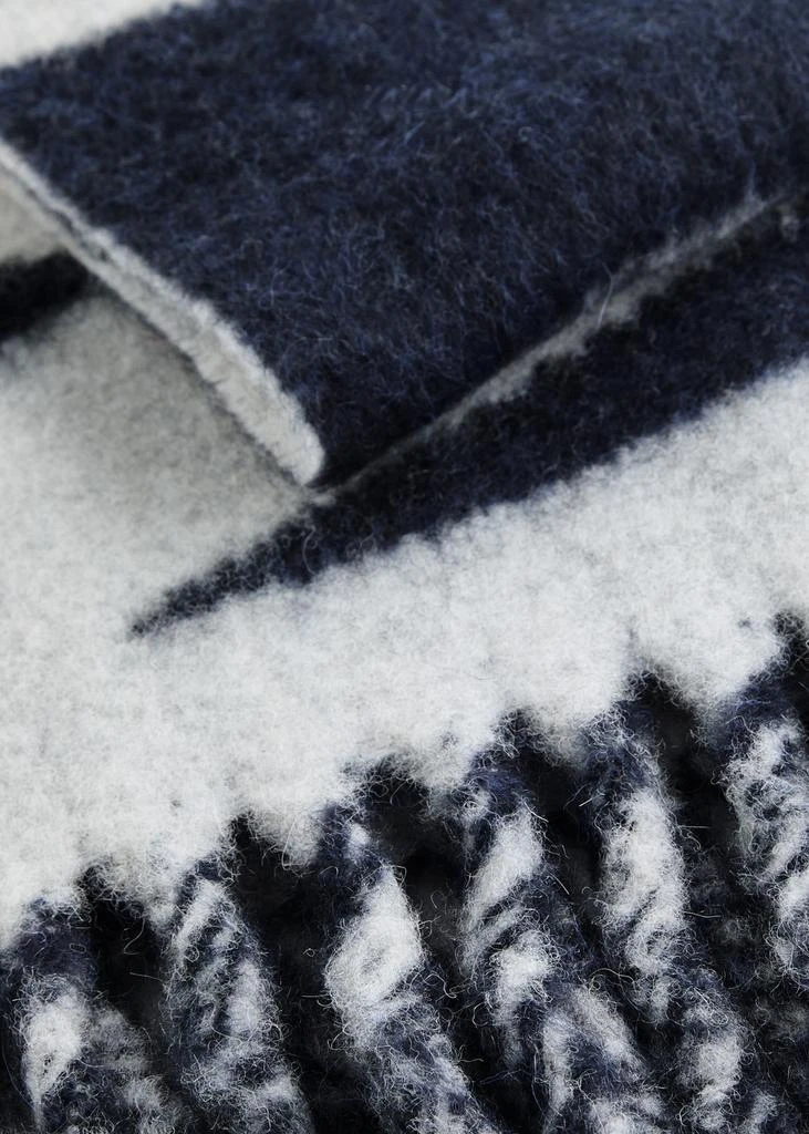 Isabel Marant Loliana logo-intarsia alpaca-blend scarf 3