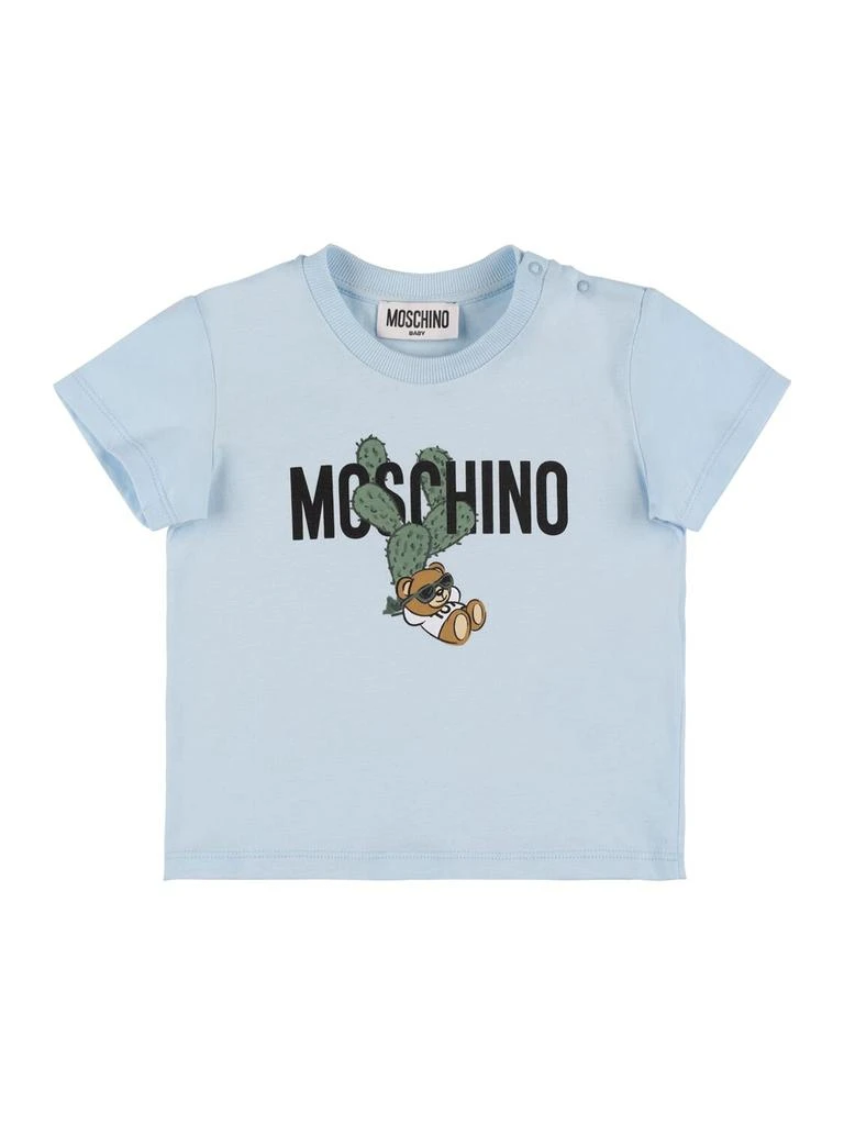 MOSCHINO Cotton Jersey T-shirt 1