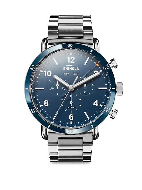 Shinola Canfield Sport Stainless Steel Chronograph Bracelet Watch 1