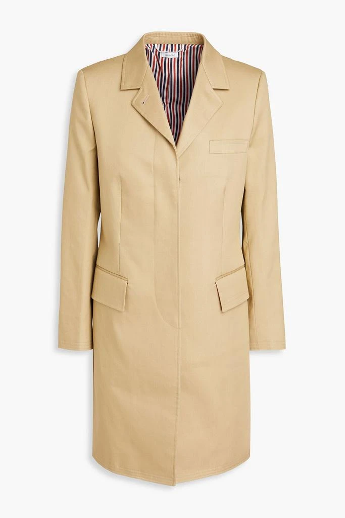 THOM BROWNE Chesterfield cotton-twill coat 1