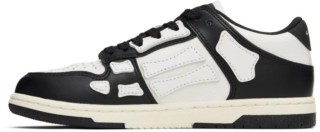 AMIRI Kids Black & White Skel Top Low Sneakers 3