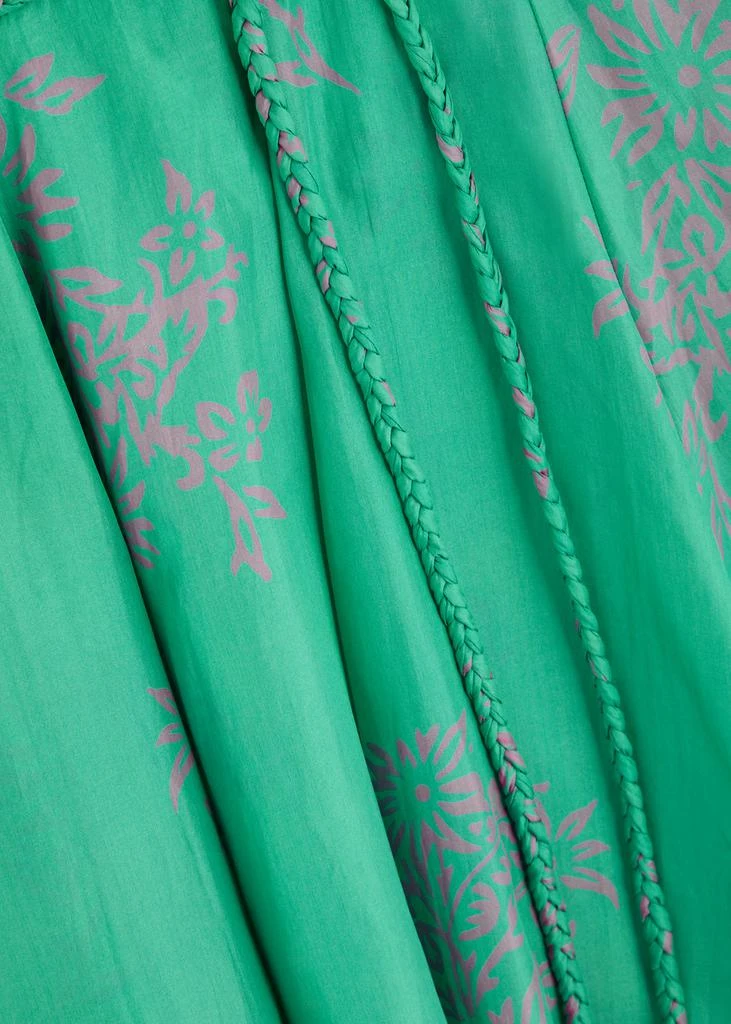 Hannah Artwear Gaia printed silk-satin mini dress 5