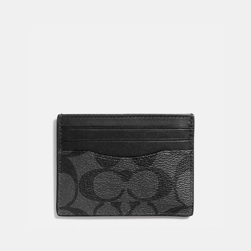 Coach Coach Outlet Slim Id Card Case In Signature Canvas 1