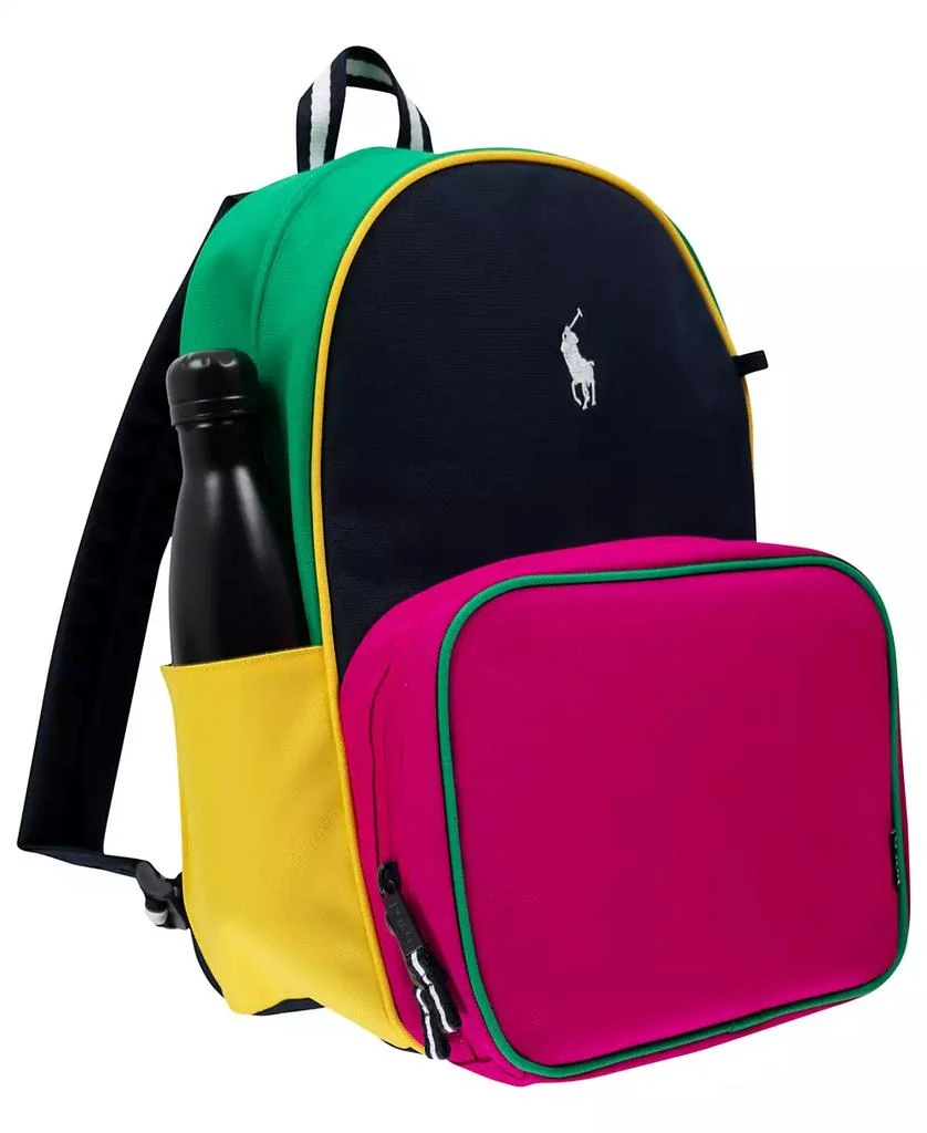 Ralph Lauren Big Boys Backpack, Lunch Box and Pencil Case Combo Set, 3 Piece 3