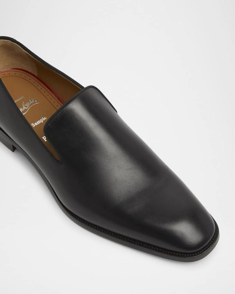 Black all leather slip-on shoe with red sole-45/12 Buy Men main image 4