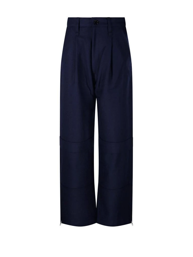 AMI AMI Gabardine Cargo Trousers 1