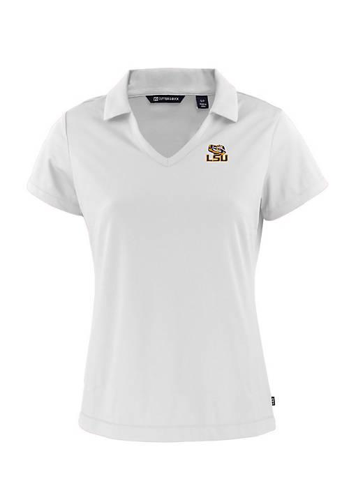 Cutter & Buck Buck Ncaa Lsu Tigers Daybreak Eco Recycled V Neck Polo