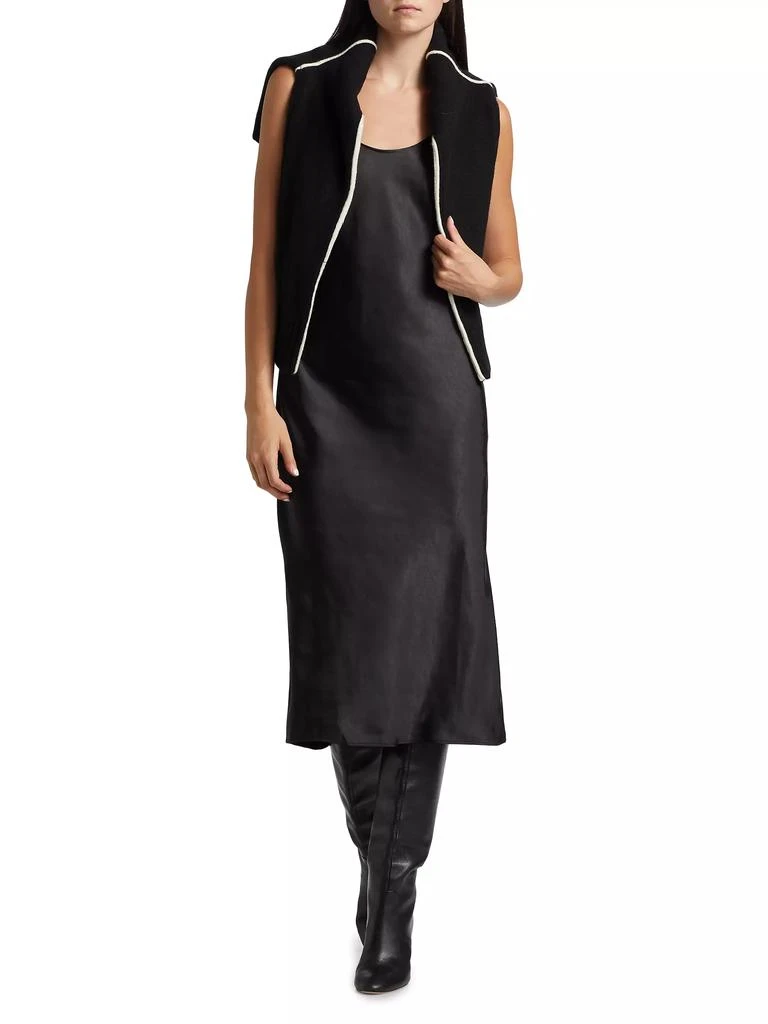 dh New York Crewneck Combo Midi-Dress 6
