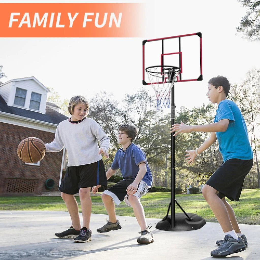 Streamdale Furniture Streamdale Grow-with-Kids Adjustable Basketball Hoop for Indoor and Outdoor Play 5