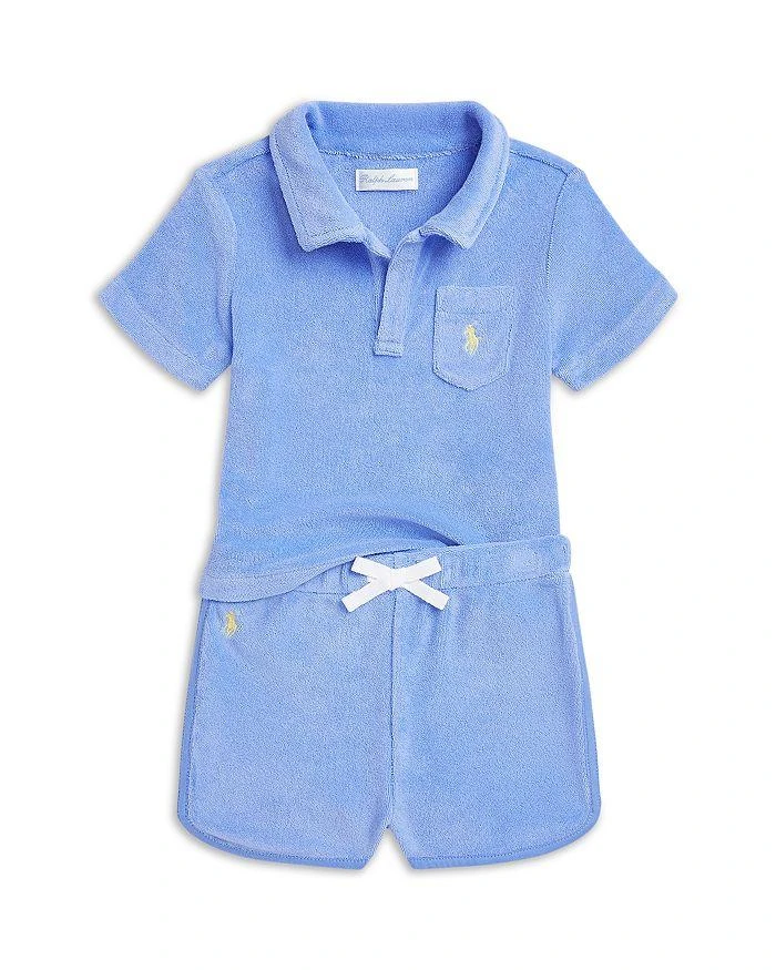 Ralph Lauren Boys' Terry Polo Shirt & Short Set - Baby 1