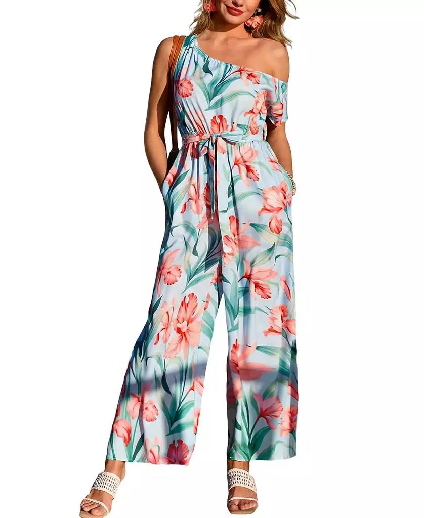 Cupshe Women
s Tropical Hideaway Floral Jumpsuit