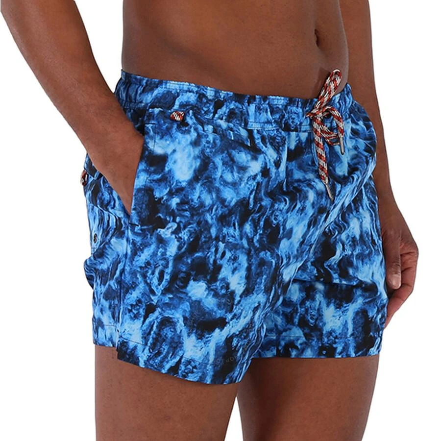 Burberry Men's Midnight Navy Greenford Ripple Print Swim Shorts 2