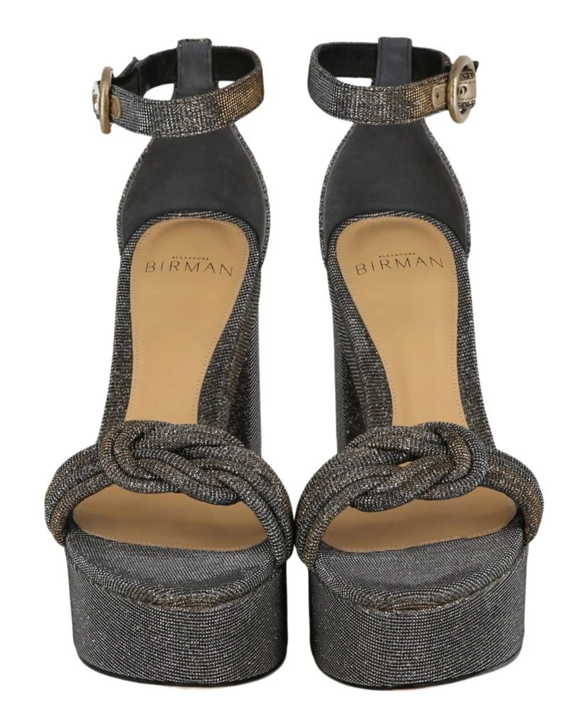 Alexandre Birman Vicky Ankle Wrap Platform Sandals 4
