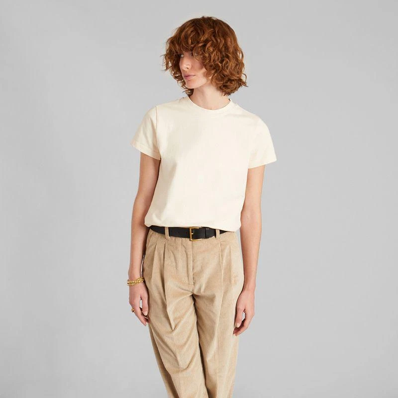 L'Exception Paris Velvet darts pants Beige L'EXCEPTION PARIS 3