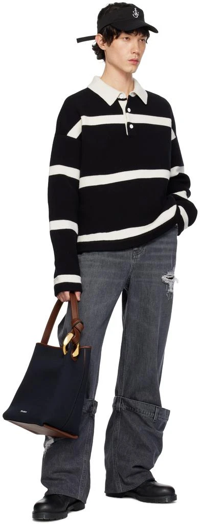 JW Anderson Black Structured Polo 4