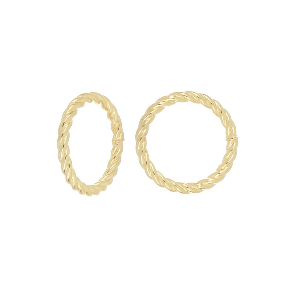 SSELECTS 18K Yellow Gold Torchon Ring