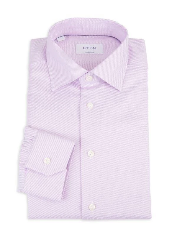 Eton Contemporary Fit Striped Dress Shirt 1