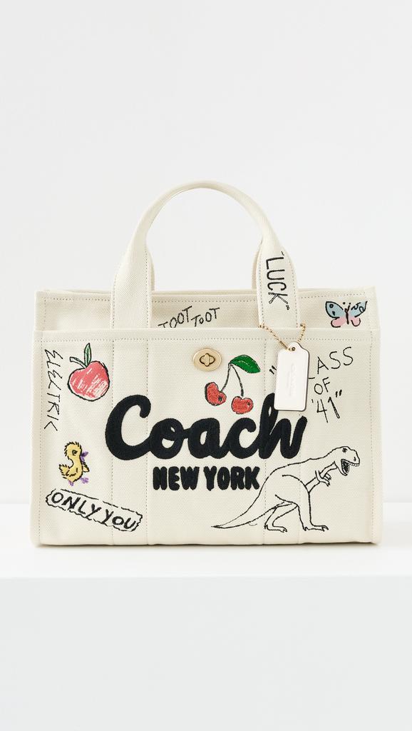 トートバッグ Cargo Tote Bag 20 With Sketch Print CAN75 Cargo Tote Bag 20 With Sketch Print