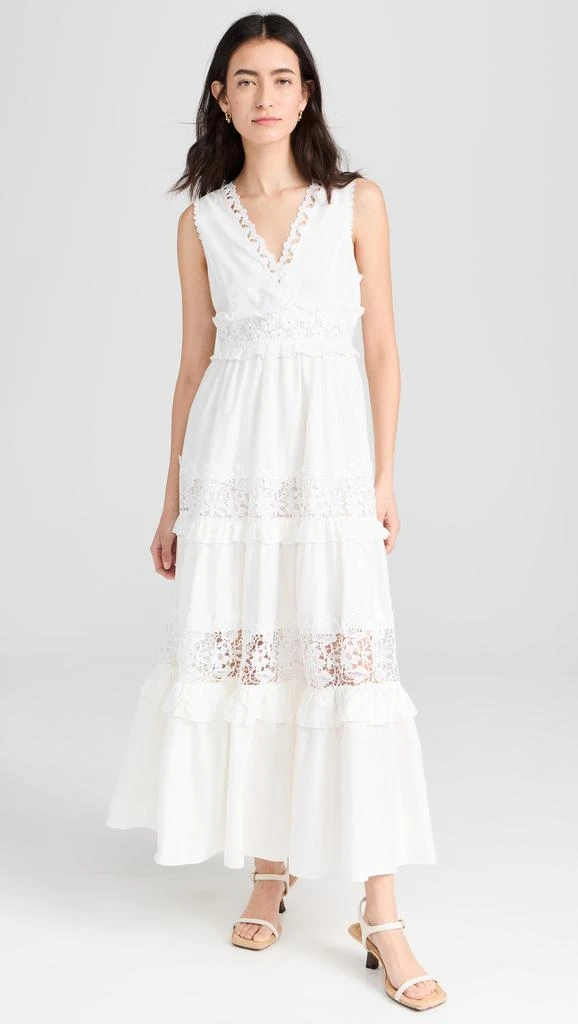 Endless Rose Sleeveless Lace Mixed Long Dress 6