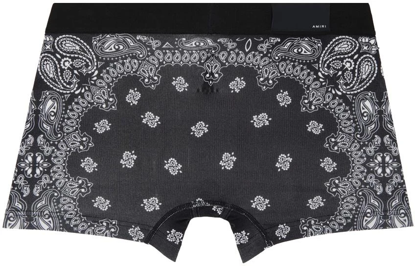 AMIRI Black Bandana Boxers 2