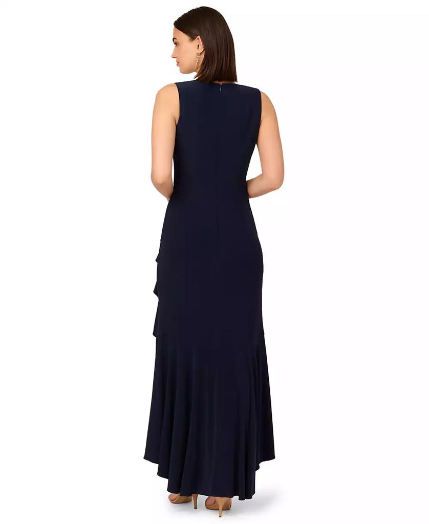 Adrianna Papell Women's Sleeveless Knit Mermaid Dress