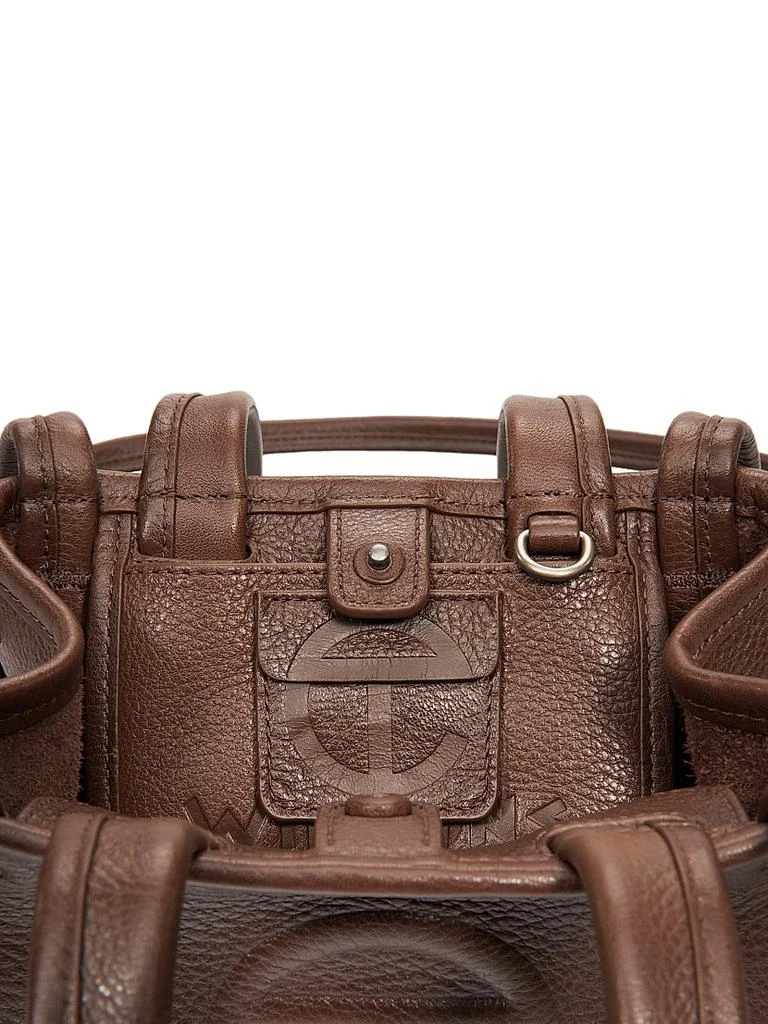 Telfar Small Pebble Leather Carry Bag 6