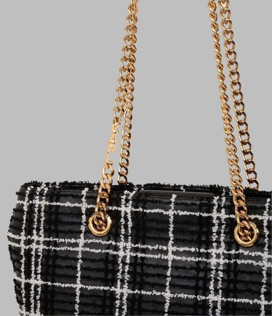 Karl Lagerfeld Paris LAFAYETTE CHENILLE PLAID TOTE 4