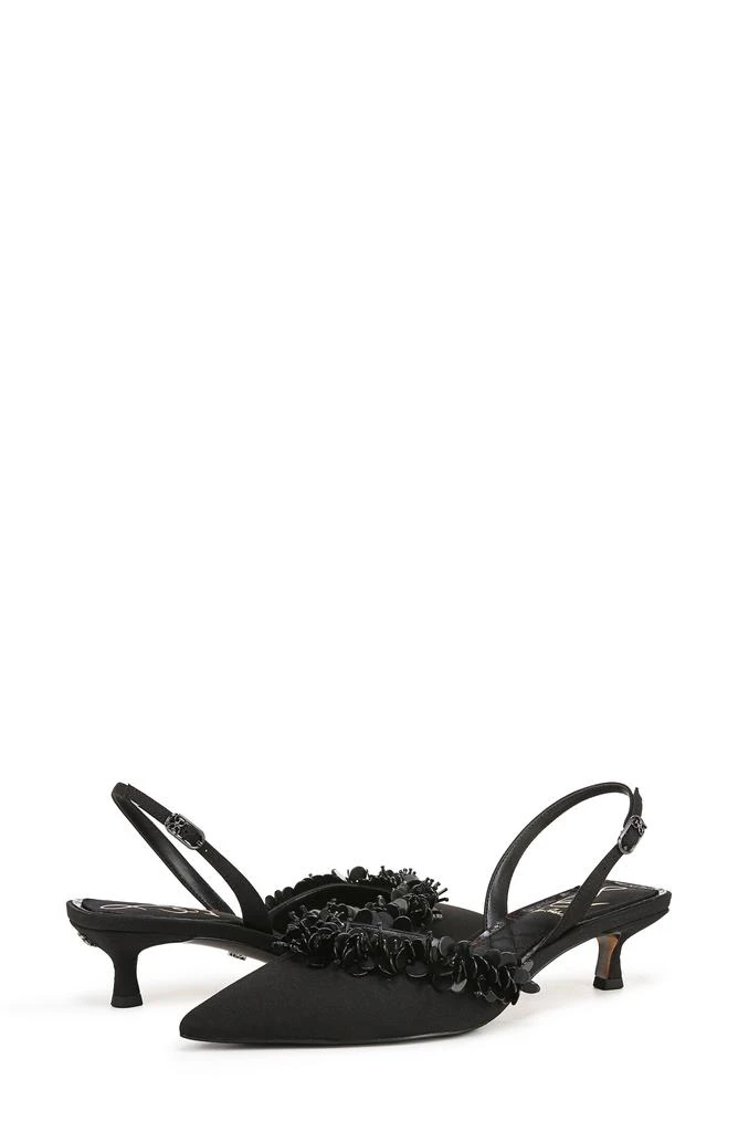 Sam Edelman Trent Slingback Pointed Toe Kitten Heel Pump 8