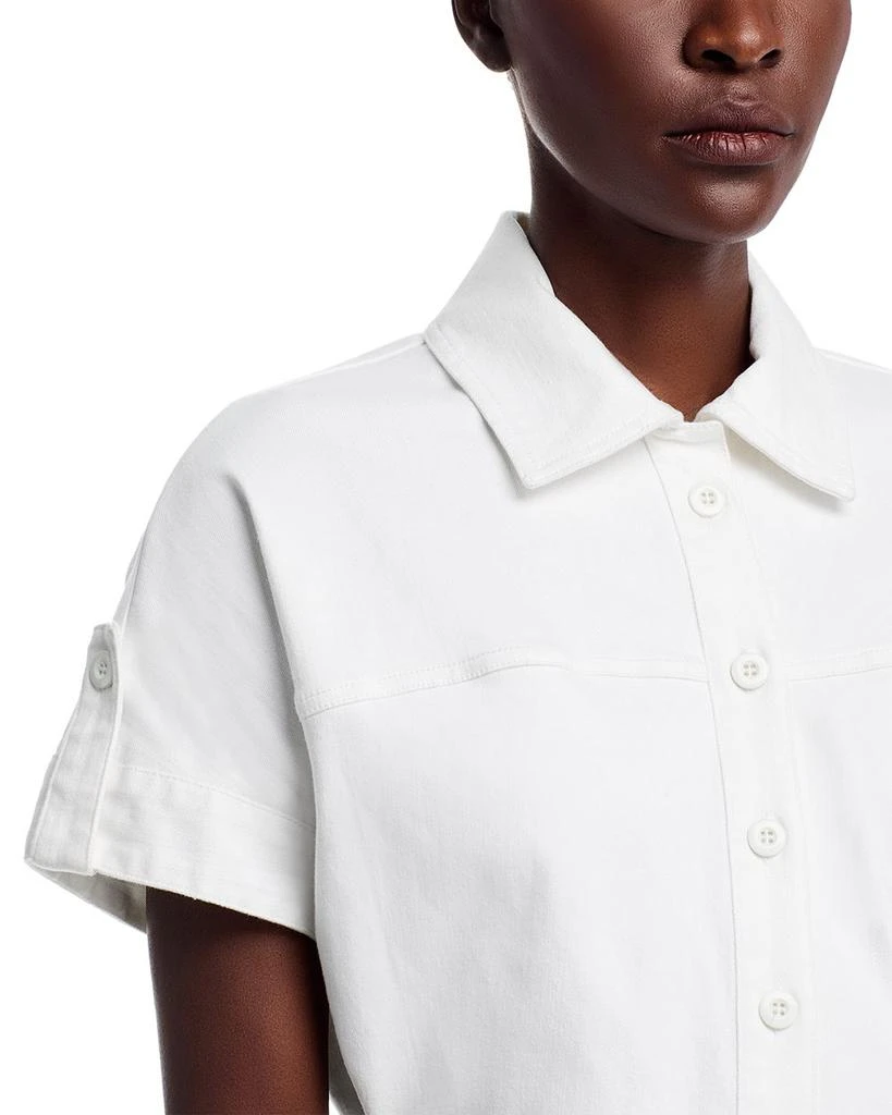 AREA Belted Short Sleeve Shirtdress 2