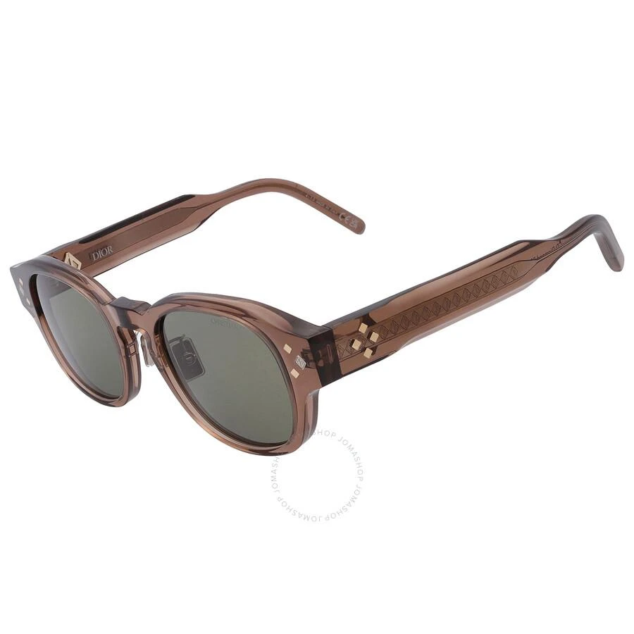 Dior CD DIAMOND R2F Brown Oval Men's Sunglasses DM40117F 45E 51 3