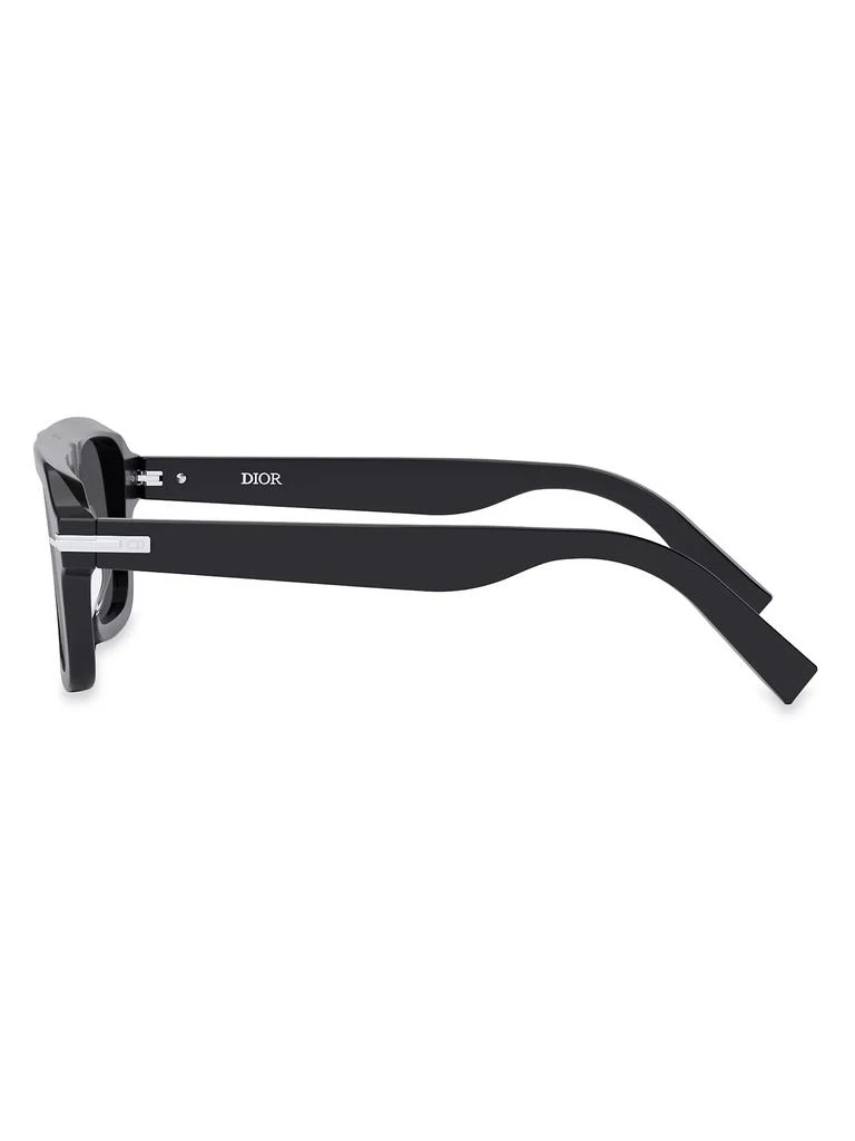 Dior DiorBlackSuit N21 52MM Rectangular Sunglasses 4