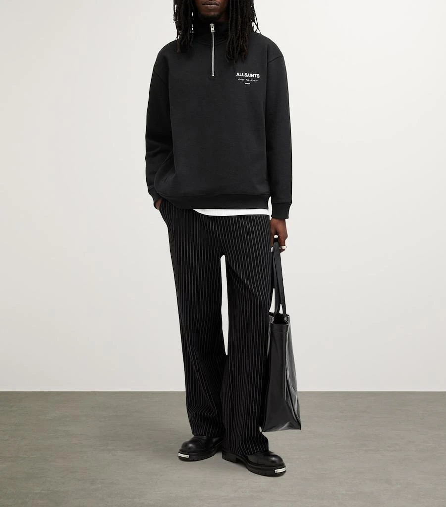 ALL SAINTS Cotton Half-Zip Underground Sweatshirt 3