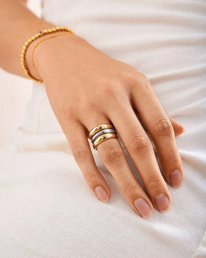 BAUBLEBAR Moxie Two Tone Stack Look Ring 2
