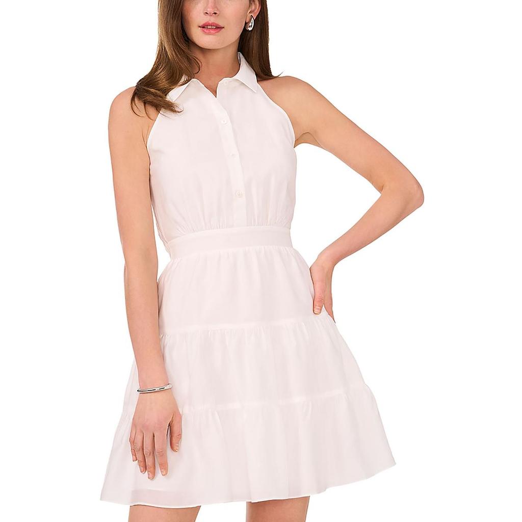 1. State Womens Tiered Rouched Shirtdress