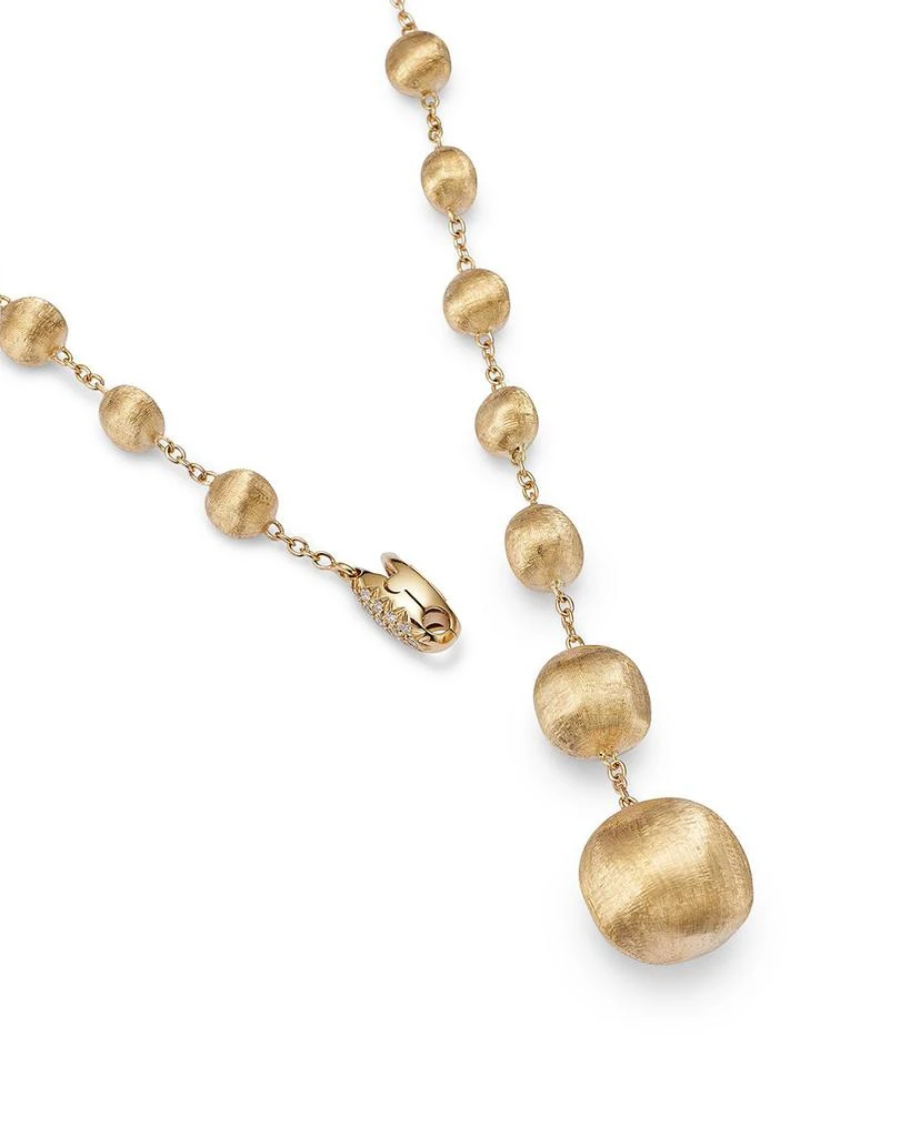 Marco Bicego 18K Yellow Gold Africa Diamond Y Necklace, 16.75" 5