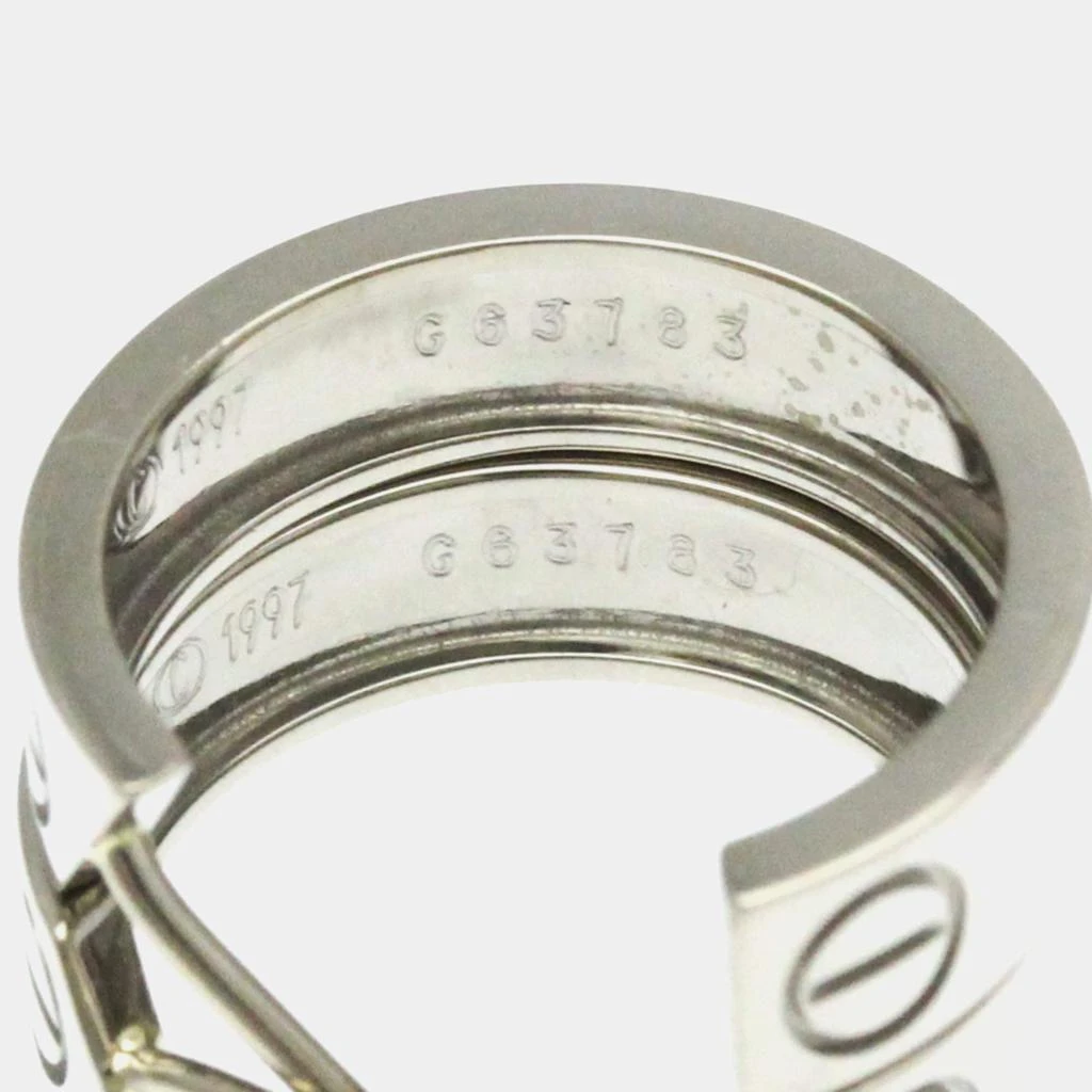 Cartier Cartier 18K White Gold Love Hoop Earrings 8