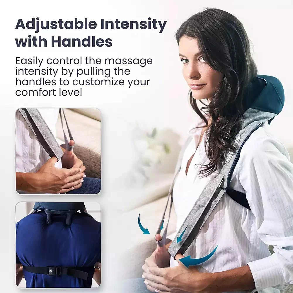 Miko Shiatsu Neck and Back Massager Hands Free 
Heat - App Controlled 2