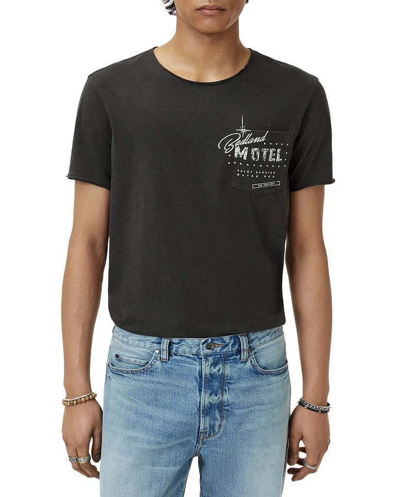 John Varvatos Raw Edge Graphic Logo Tee 1