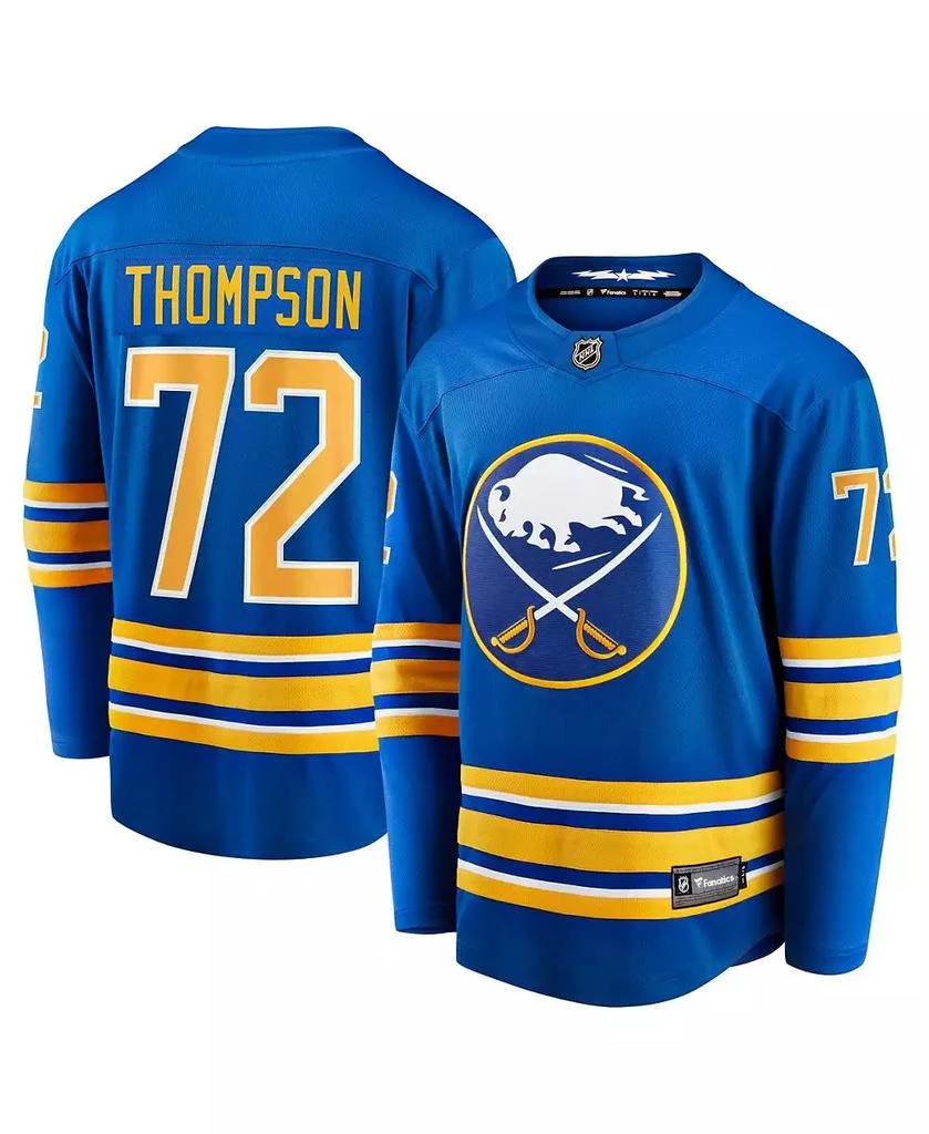 Fanatics Men's Tage Thompson Royal Buffalo Sabres Home Breakaway Player Jersey 1