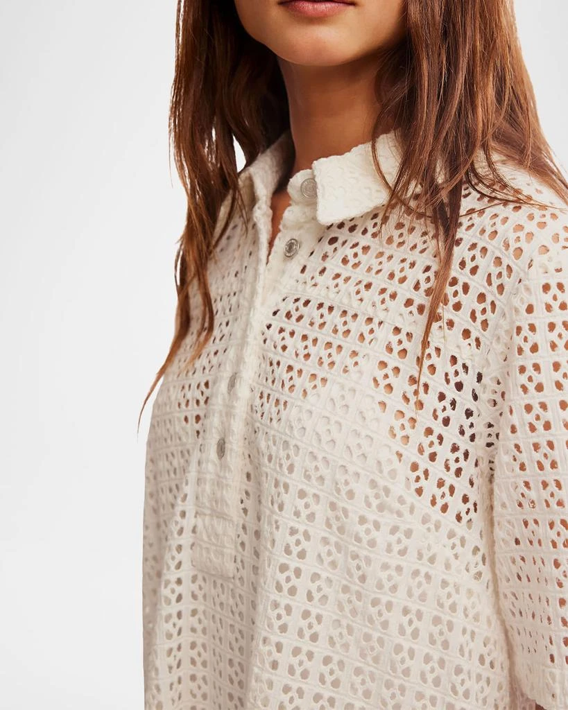 Free People Remino Eyelet Mini Dress 5