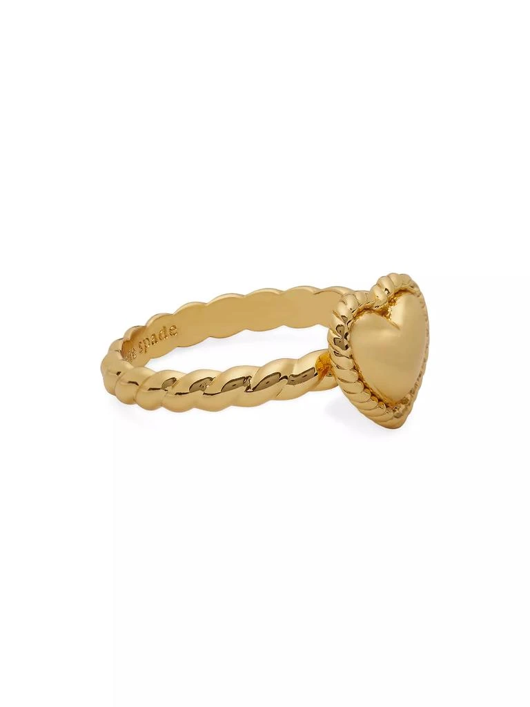 Kate Spade Goldtone Heart Ring 3