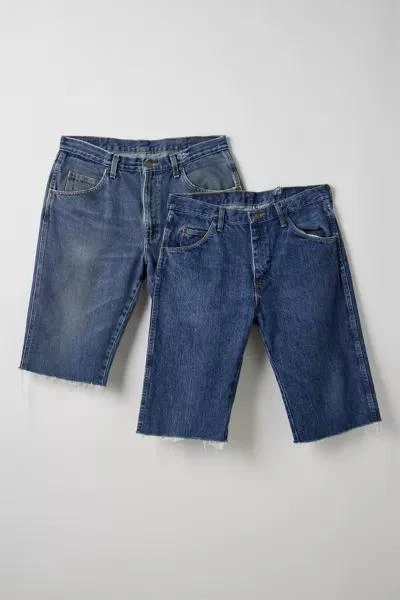 Urban Renewal ReMADE By UO Wrangler Slouch Denim Jort 2