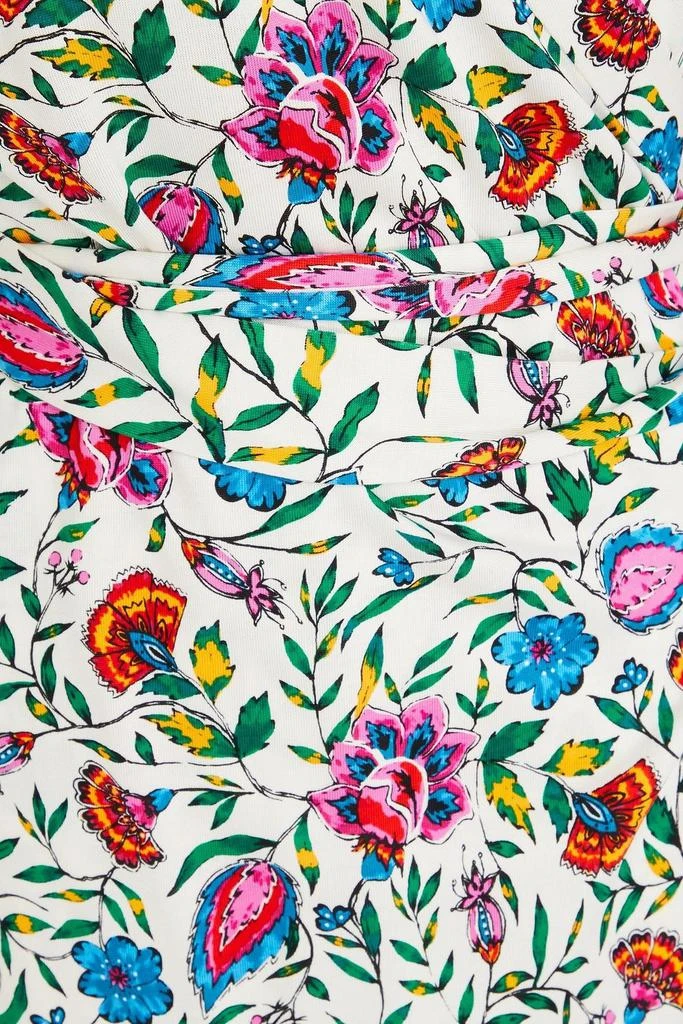 Diane von Furstenberg New Jeanne floral-print silk-jersey wrap dress 4