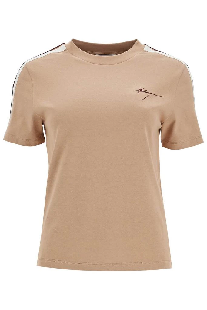 FERRAGAMO t-shirt with stripes - T-Shirts - BeyondStyle