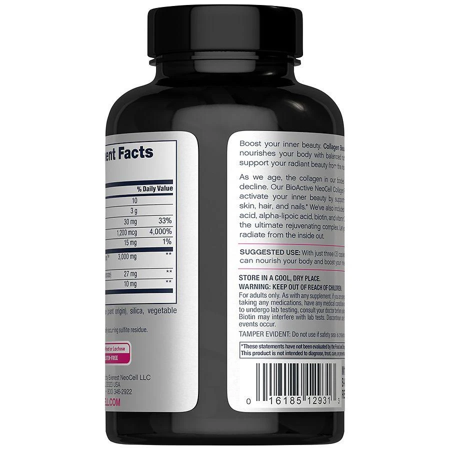 NeoCell Collagen Beauty Builder Radiant Skin + Strong Nails Caplets 4