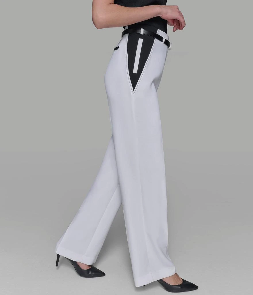 Karl Lagerfeld Paris BELTED WIDE LEG TROUSER 3