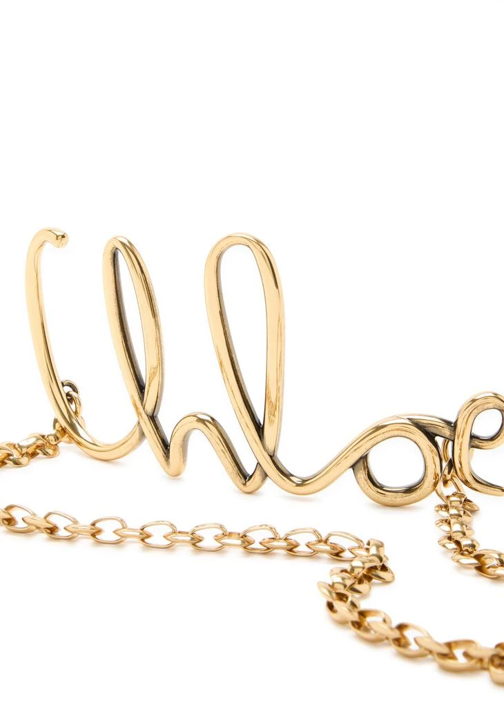 Chloé Iconic logo chain belt 4